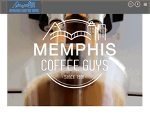 Tablet Screenshot of memphiscoffeeguys.com